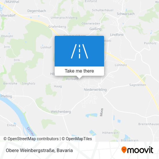 Obere Weinbergstraße map