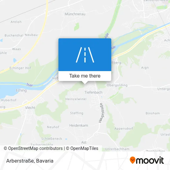 Arberstraße map