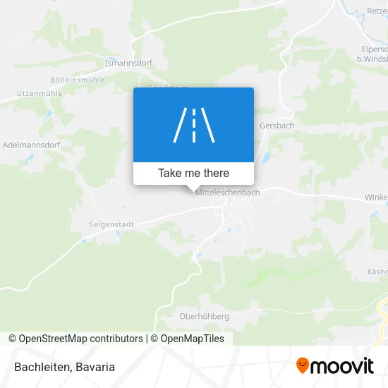Карта Bachleiten