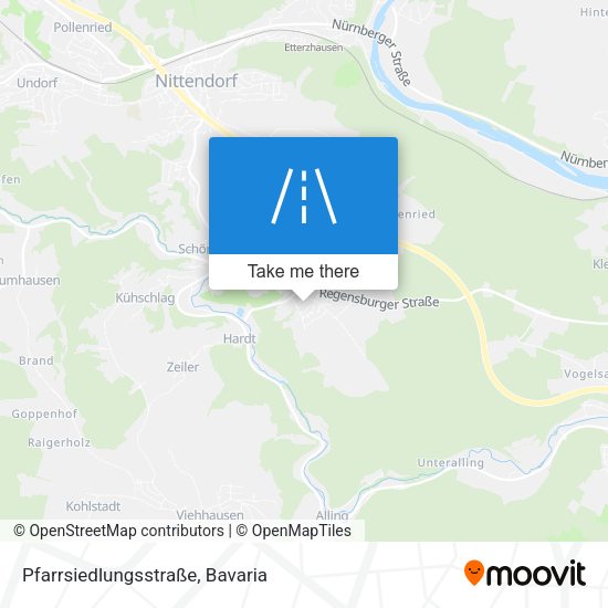 Pfarrsiedlungsstraße map