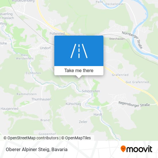 Oberer Alpiner Steig map