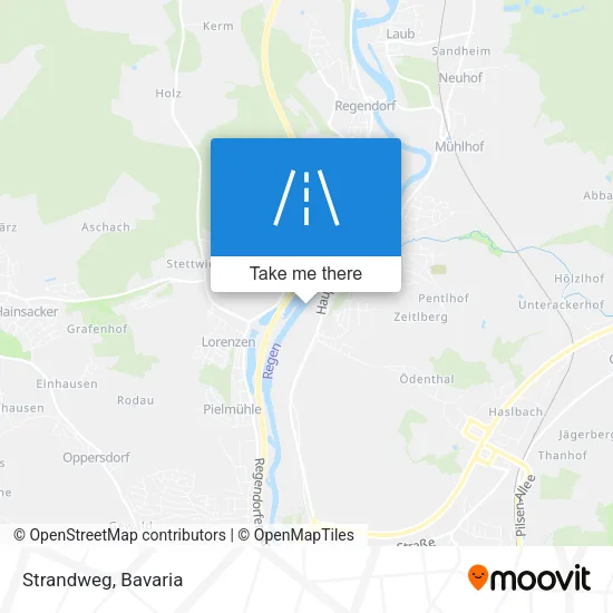 Карта Strandweg