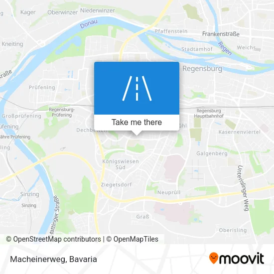 Карта Macheinerweg