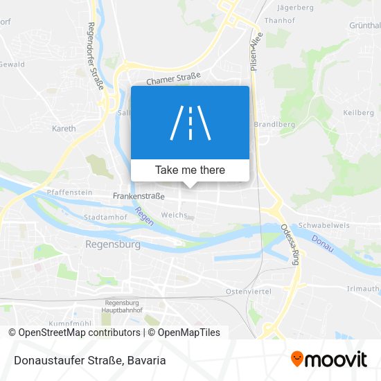 Donaustaufer Straße map