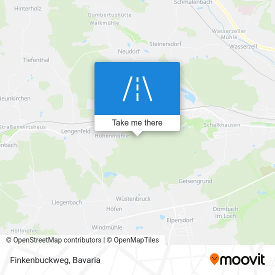 Карта Finkenbuckweg