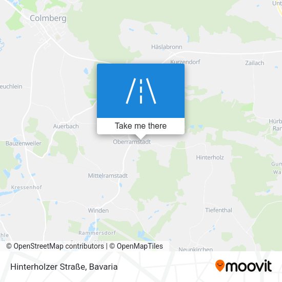 Hinterholzer Straße map