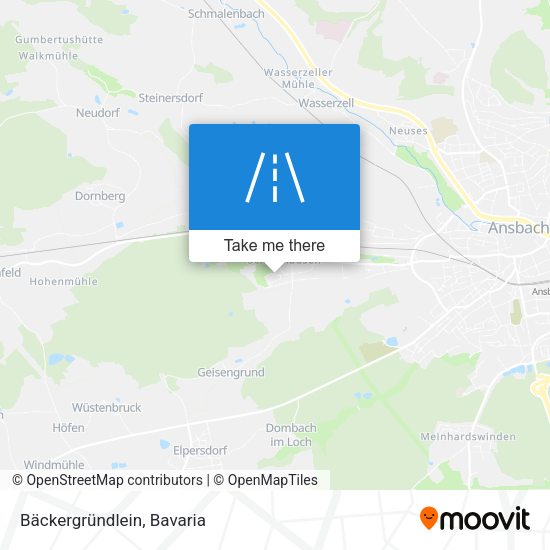 Bäckergründlein map