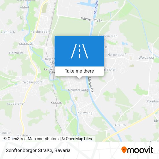 Senftenberger Straße map