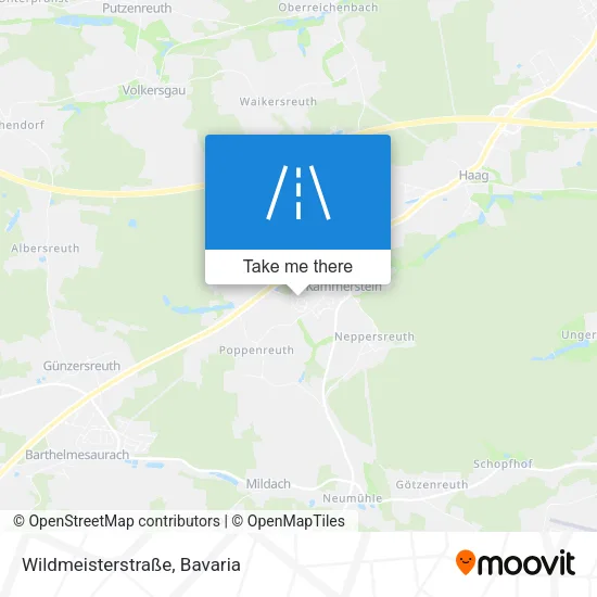 Карта Wildmeisterstraße