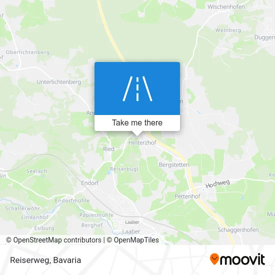 Карта Reiserweg