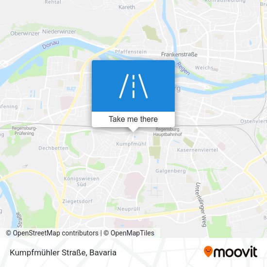 Kumpfmühler Straße map