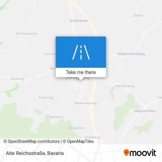 Alte Reichsstraße map