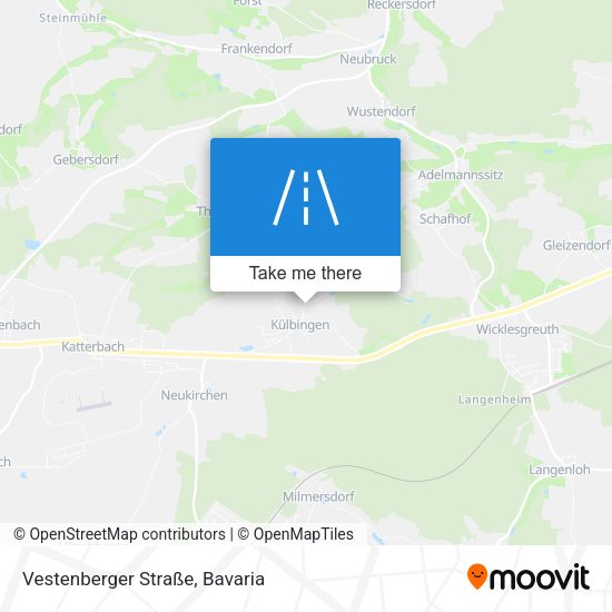 Vestenberger Straße map