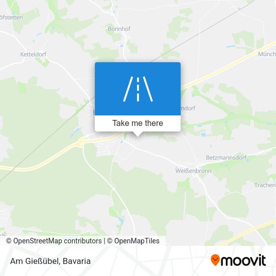 Am Gießübel map