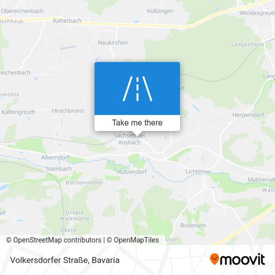 Volkersdorfer Straße map