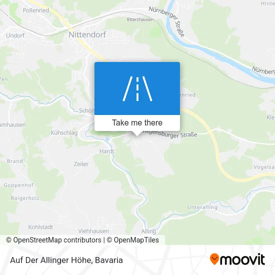 Карта Auf Der Allinger Höhe