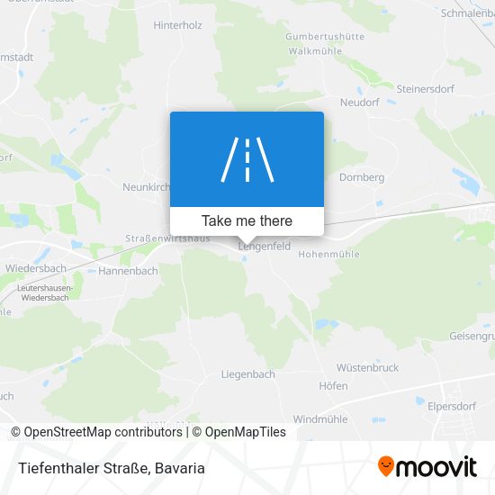 Tiefenthaler Straße map