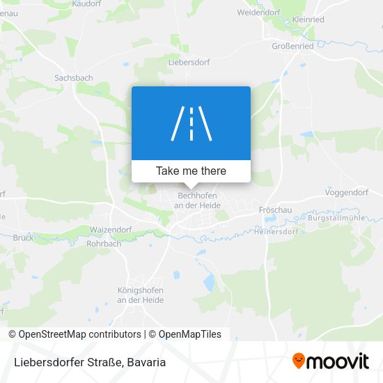 Liebersdorfer Straße map