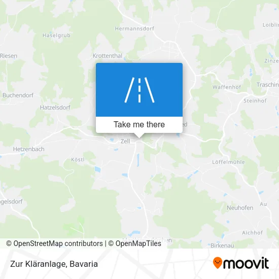 Карта Zur Kläranlage