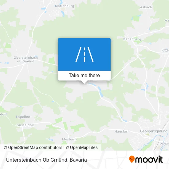 Карта Untersteinbach Ob Gmünd