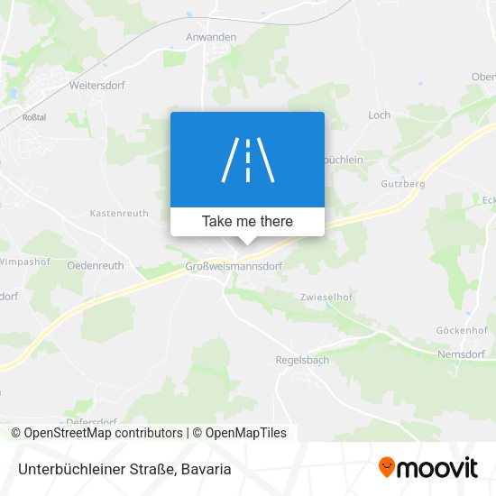 Unterbüchleiner Straße map