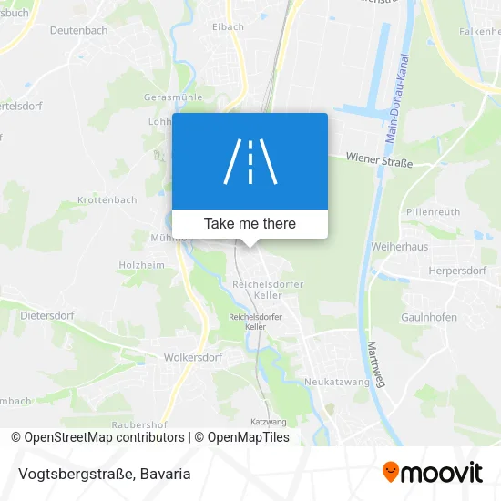 Карта Vogtsbergstraße