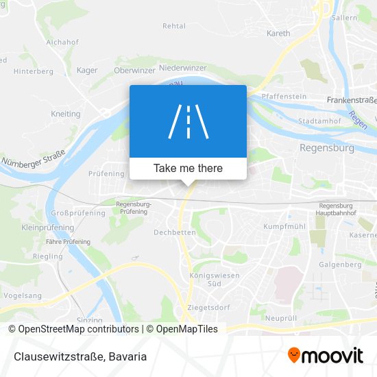 Clausewitzstraße map