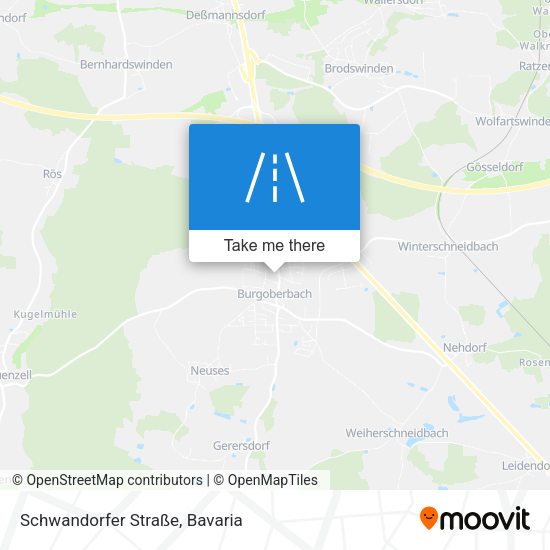 Schwandorfer Straße map