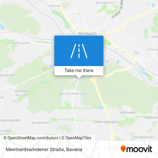 Карта Meinhardswindener Straße