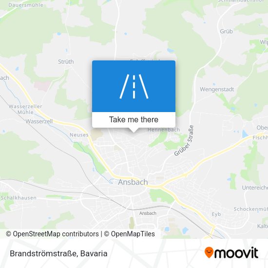 Brandströmstraße map