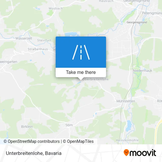 Карта Unterbreitenlohe