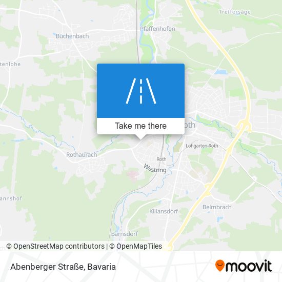 Abenberger Straße map