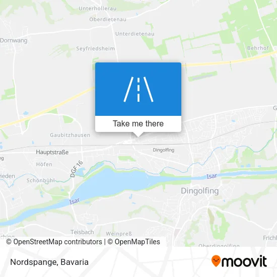 Карта Nordspange
