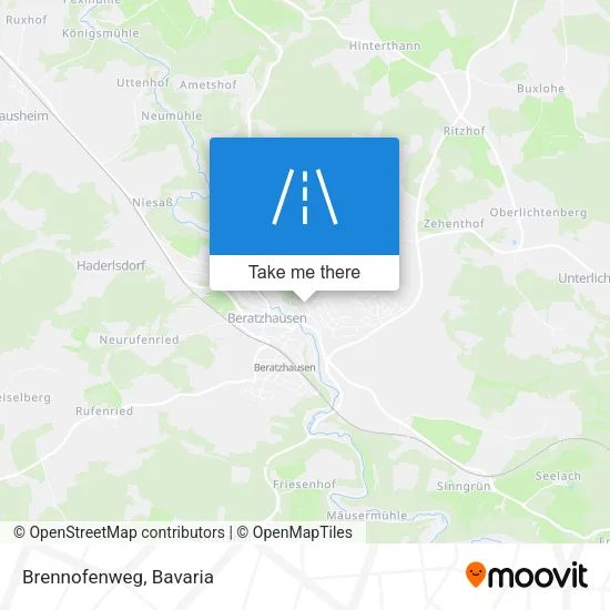 Карта Brennofenweg