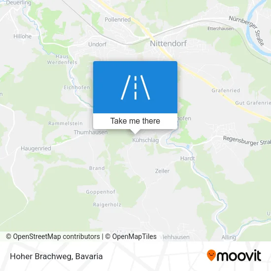 Карта Hoher Brachweg