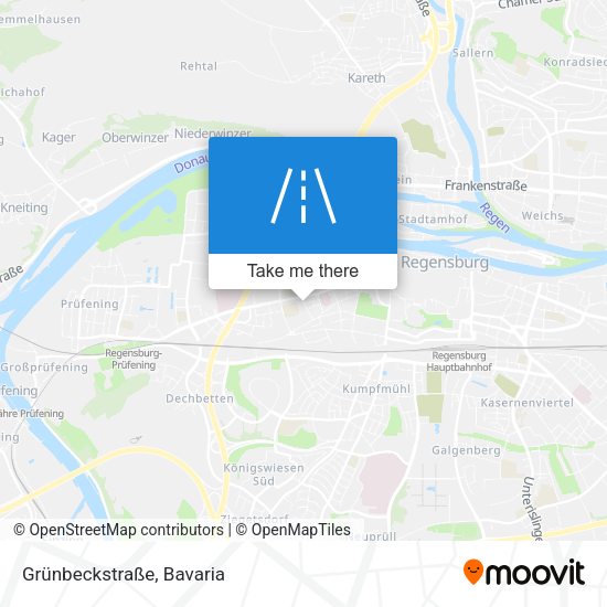 Grünbeckstraße map
