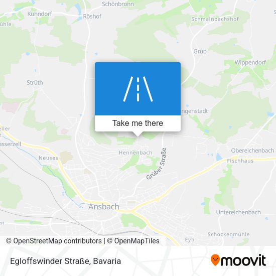 Egloffswinder Straße map