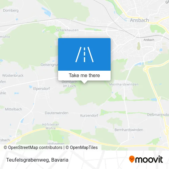 Карта Teufelsgrabenweg