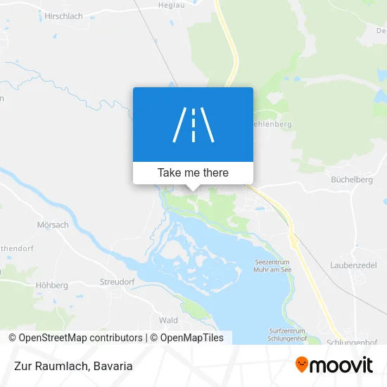 Карта Zur Raumlach