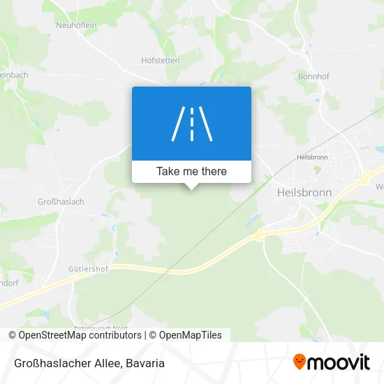 Карта Großhaslacher Allee
