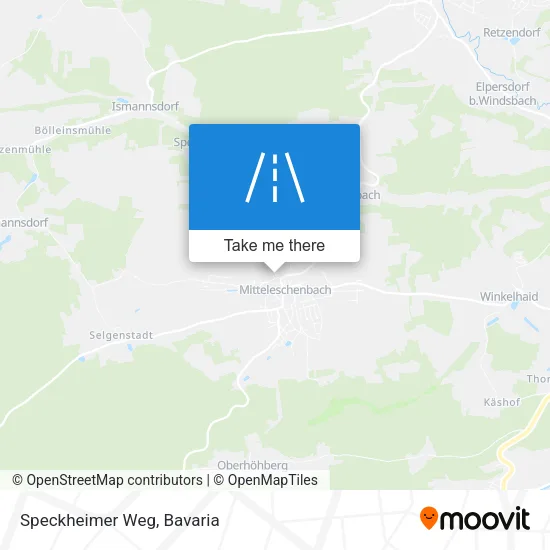 Карта Speckheimer Weg
