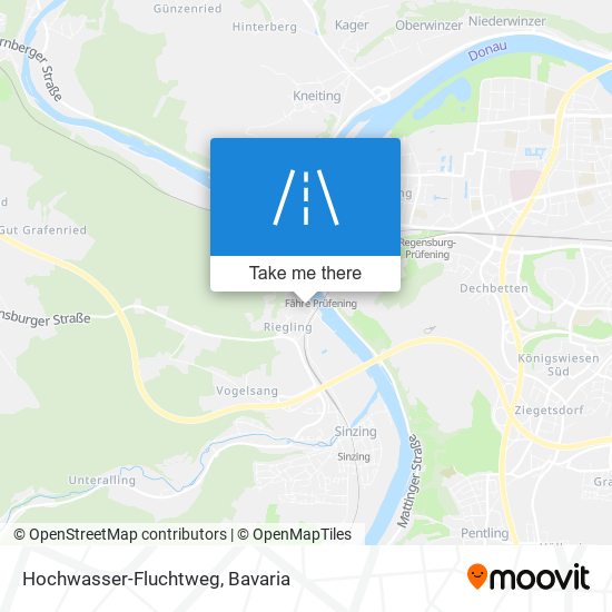 Hochwasser-Fluchtweg map