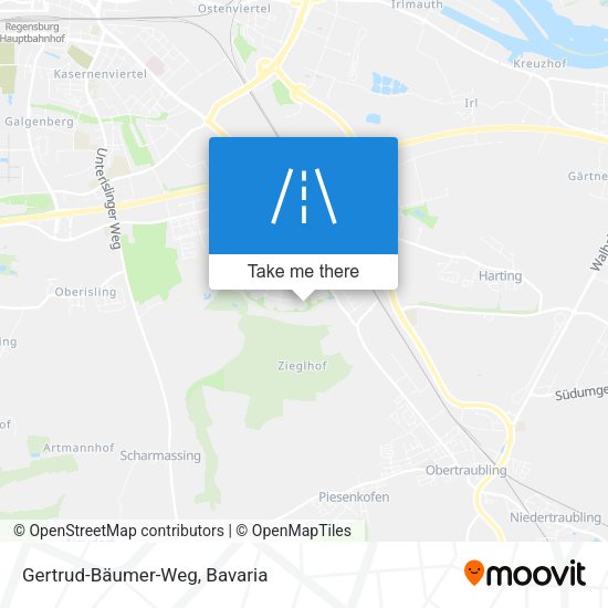Gertrud-Bäumer-Weg map