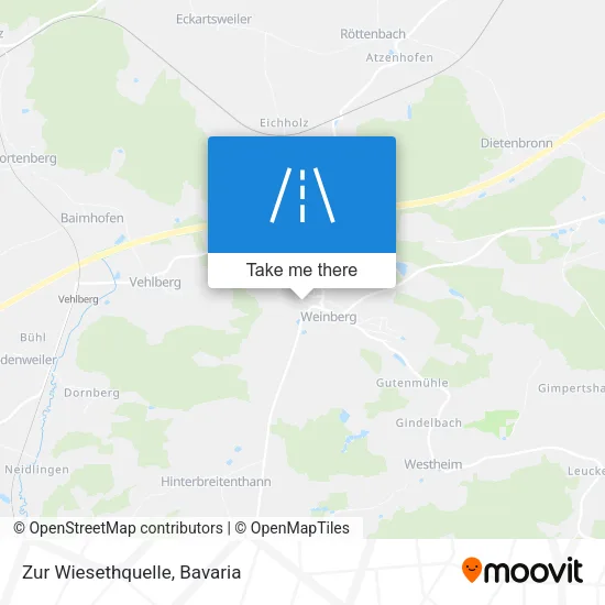 Карта Zur Wiesethquelle