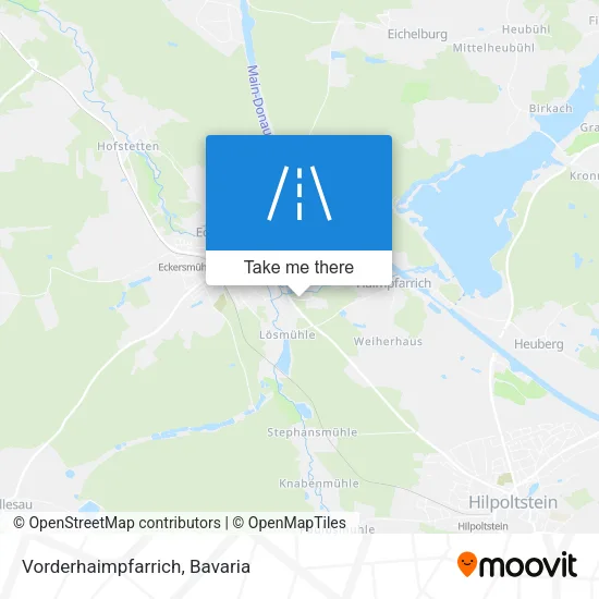 Карта Vorderhaimpfarrich