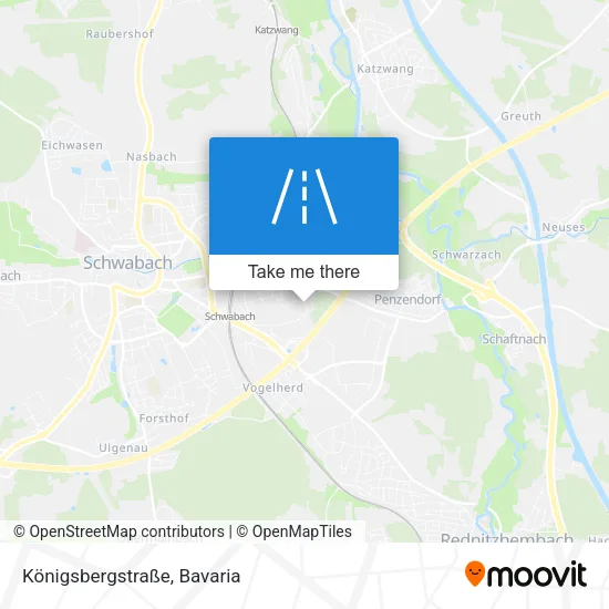 Карта Königsbergstraße