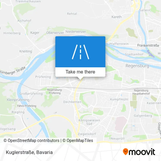 Карта Kuglerstraße