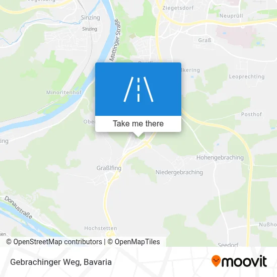 Gebrachinger Weg map