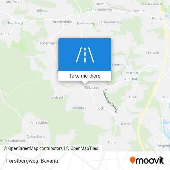 Карта Forstbergweg