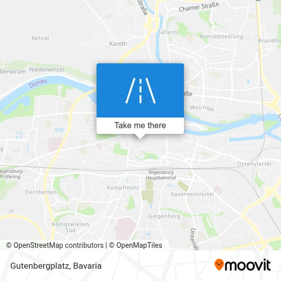 Gutenbergplatz map